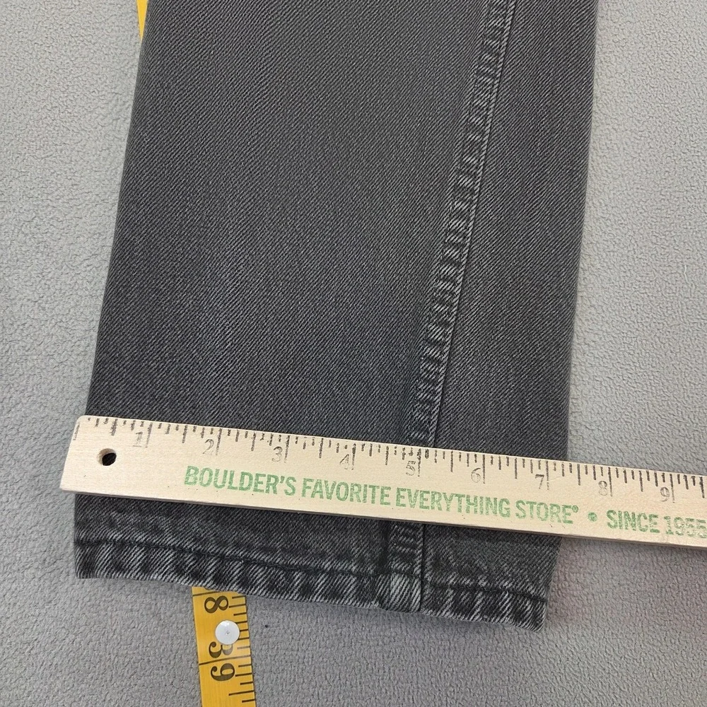 Vintage Levis 501 Jeans Mens Gray Straight Button Fly Faded 90s Fits 28x29